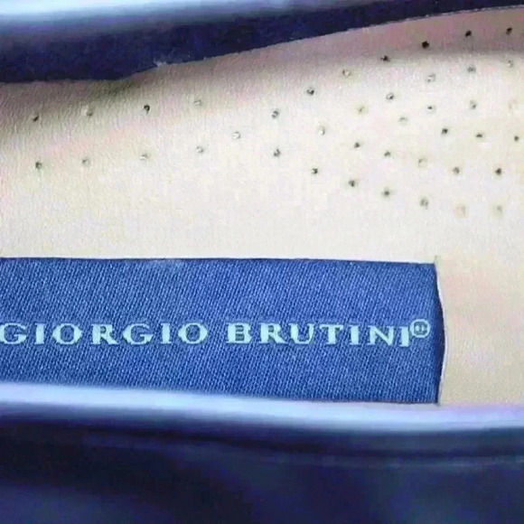 Georgio Brutini Columbus Men's Black Loafers Shoes - Picture 8 of 13